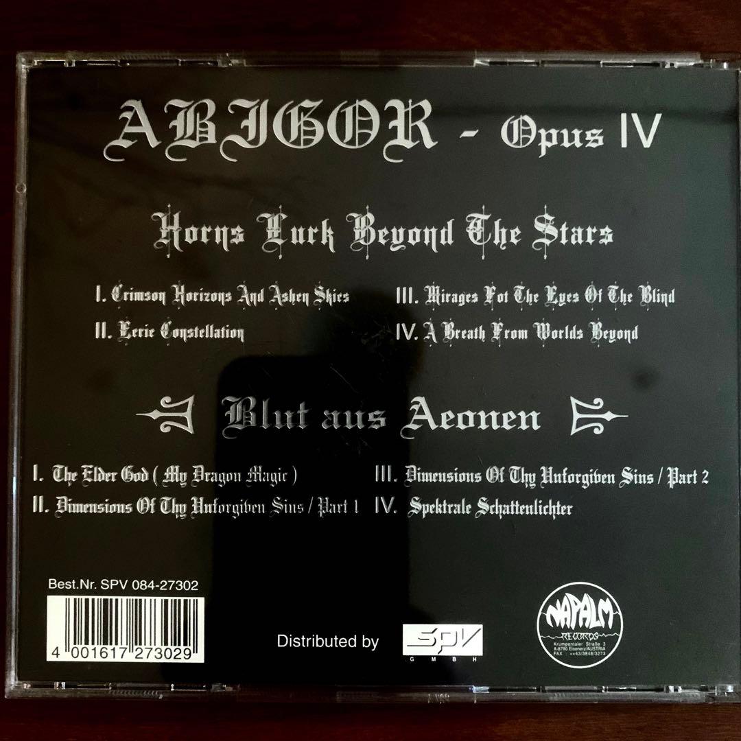 洋楽 ABIGOR - Opus IV