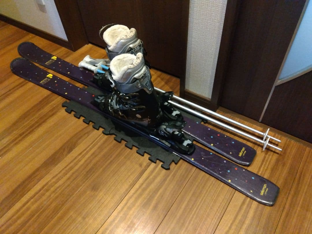 【ハイエンド】SALOMON 学生・レディース スキーセット メンテ・WAX済✔