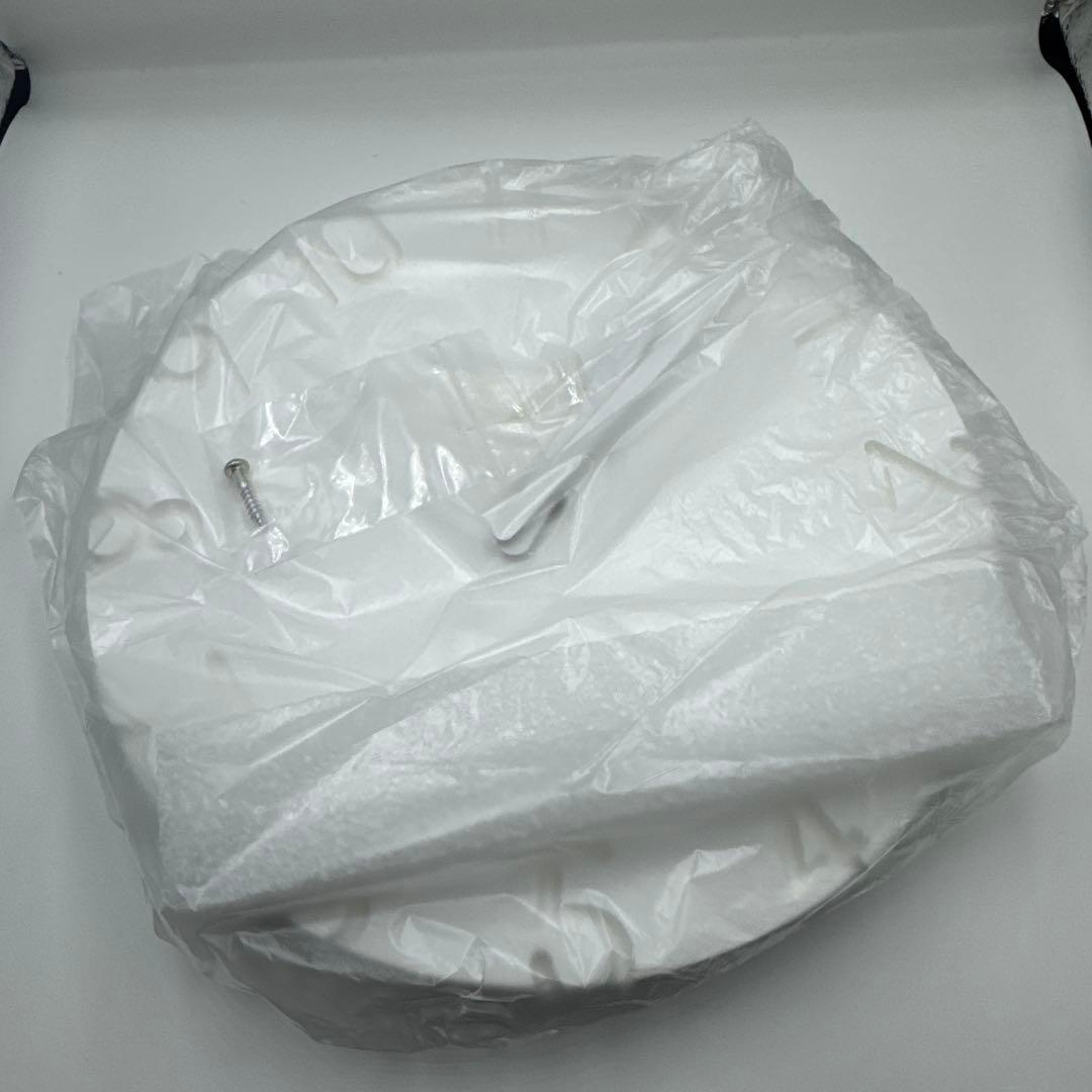 【未使用】レムノス 掛け時計 カーヴド 白 CARVED NTL10-04A