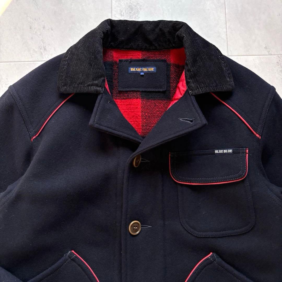 【超希少】ブルーブルー ウールアンゴラ ハンティングジャケット Lサイズ 中綿