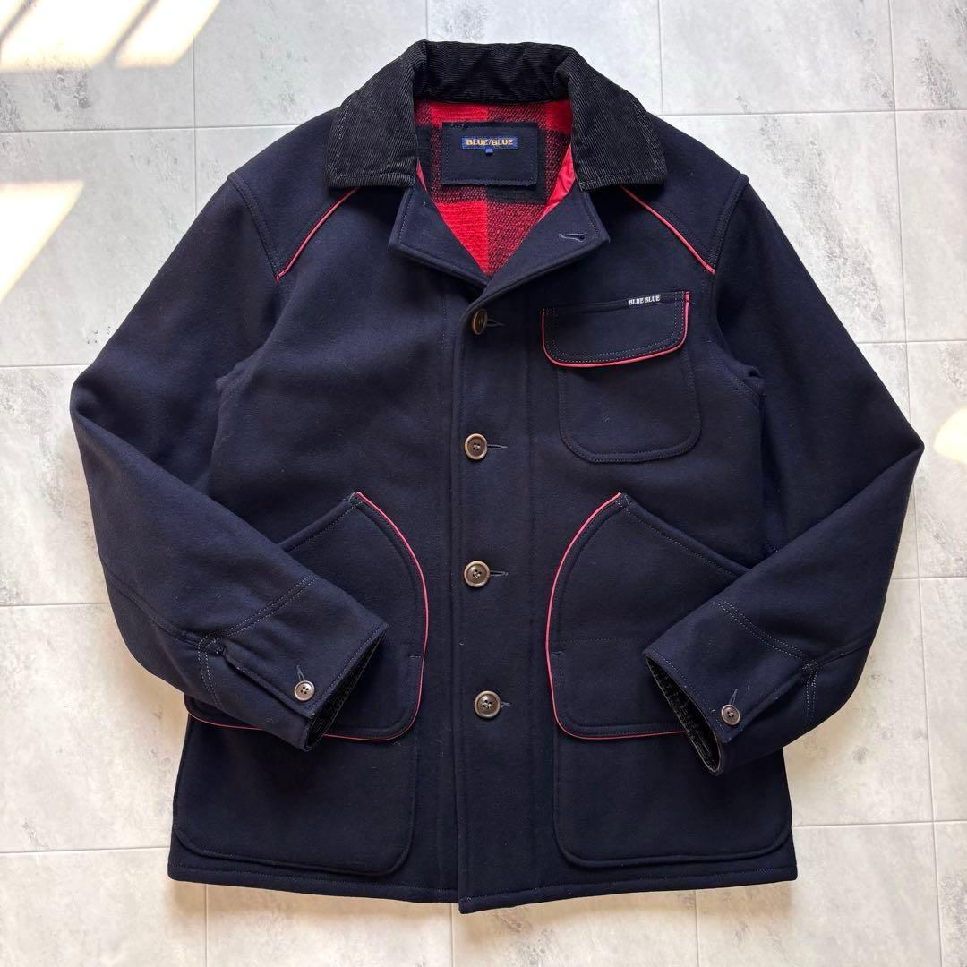 【超希少】ブルーブルー ウールアンゴラ ハンティングジャケット Lサイズ 中綿