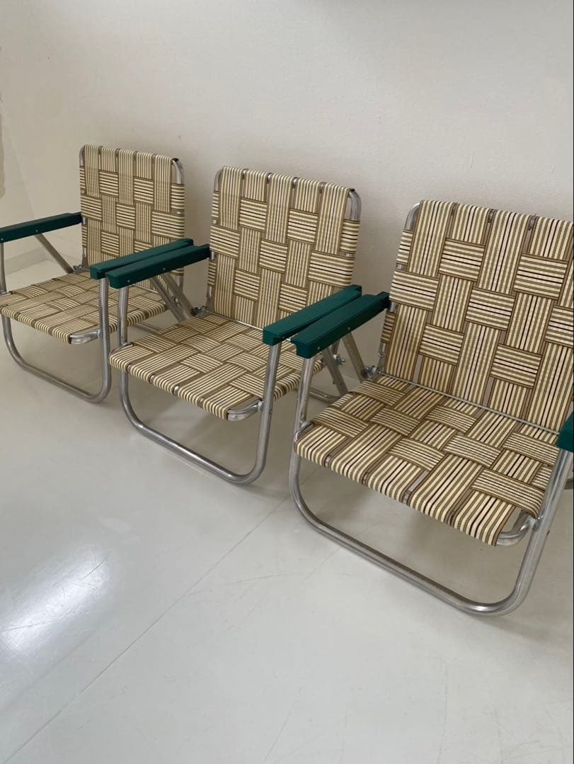 最終値下げ☆ローンチェア- LOW BACK BEACH CHAIR 3脚セット
