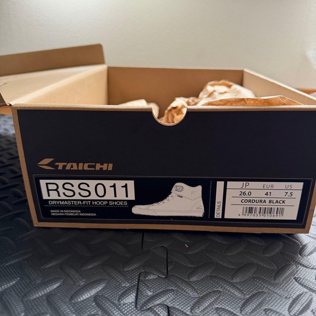 即発送 TAICHI バイクシューズ 26cm