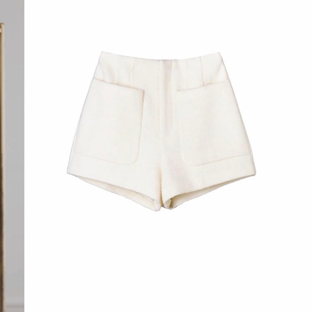 パンツ Twinkle Wool Boucle Shorts herlipto