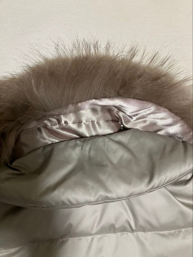 BOSCH ダウンロングコート ファー付き