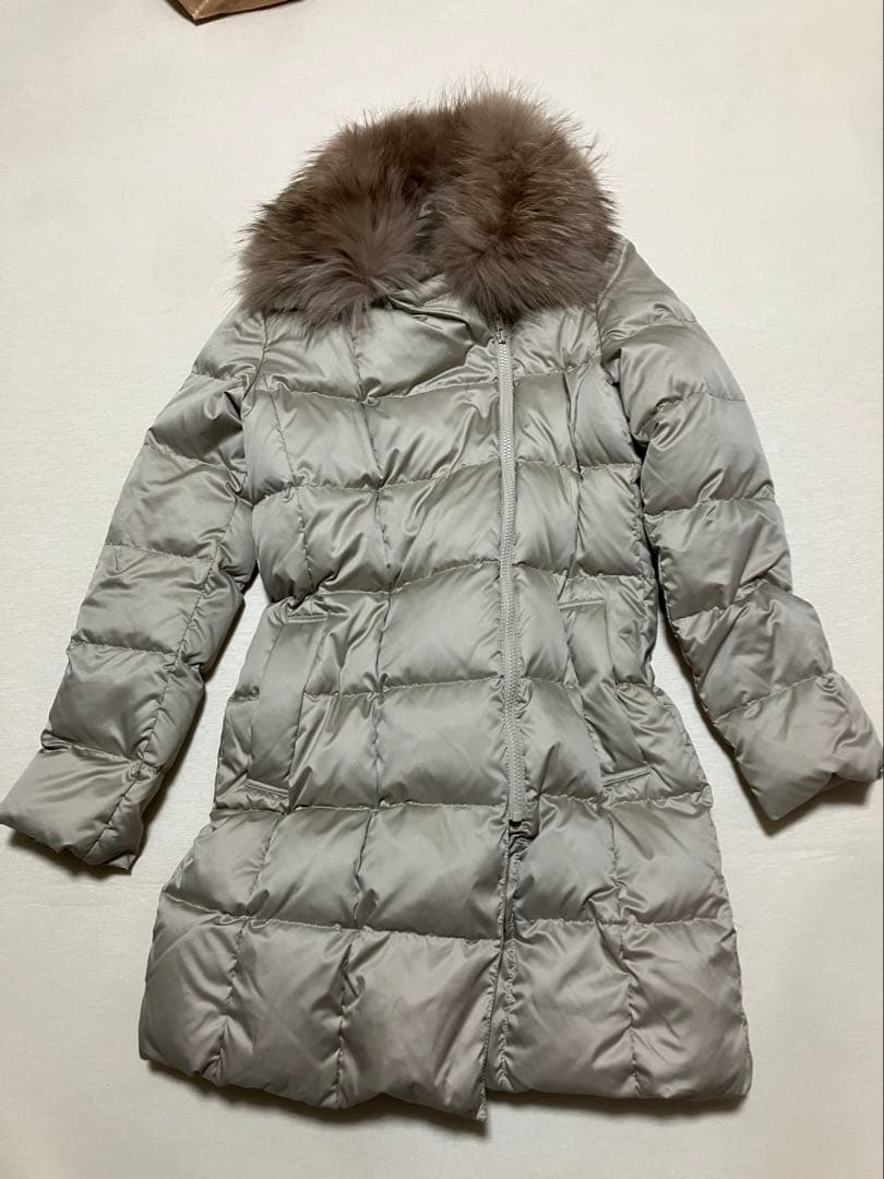 BOSCH ダウンロングコート ファー付き