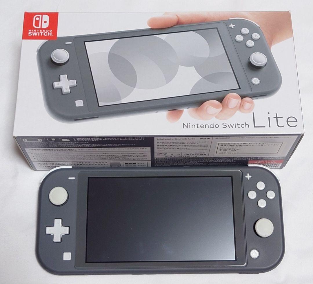 Nintendo Switch Lite グレー 本体 元箱付き