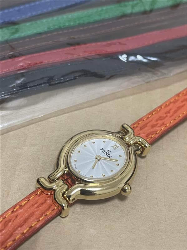 FENDI カメレオンベルト クオーツ 腕時計 640 L ベルト9本付