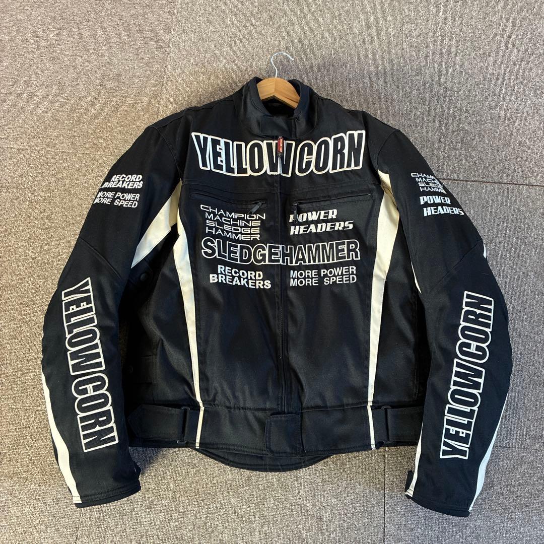 YELLOWCORN バイク用ジャケット 黒