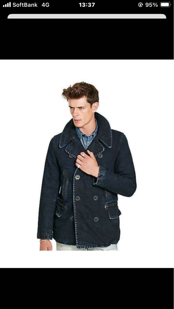 Denim&Supply RalphLauren デニムピーコート　激レア