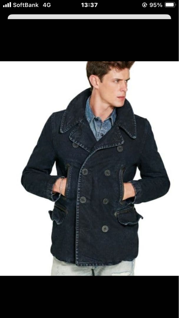 Denim&Supply RalphLauren デニムピーコート　激レア