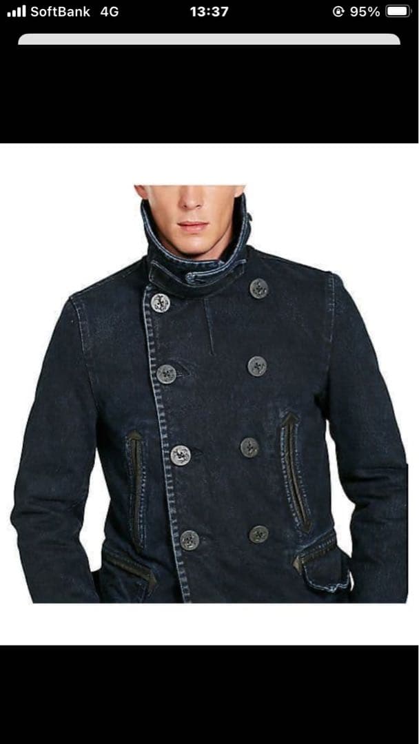 Denim&Supply RalphLauren デニムピーコート　激レア