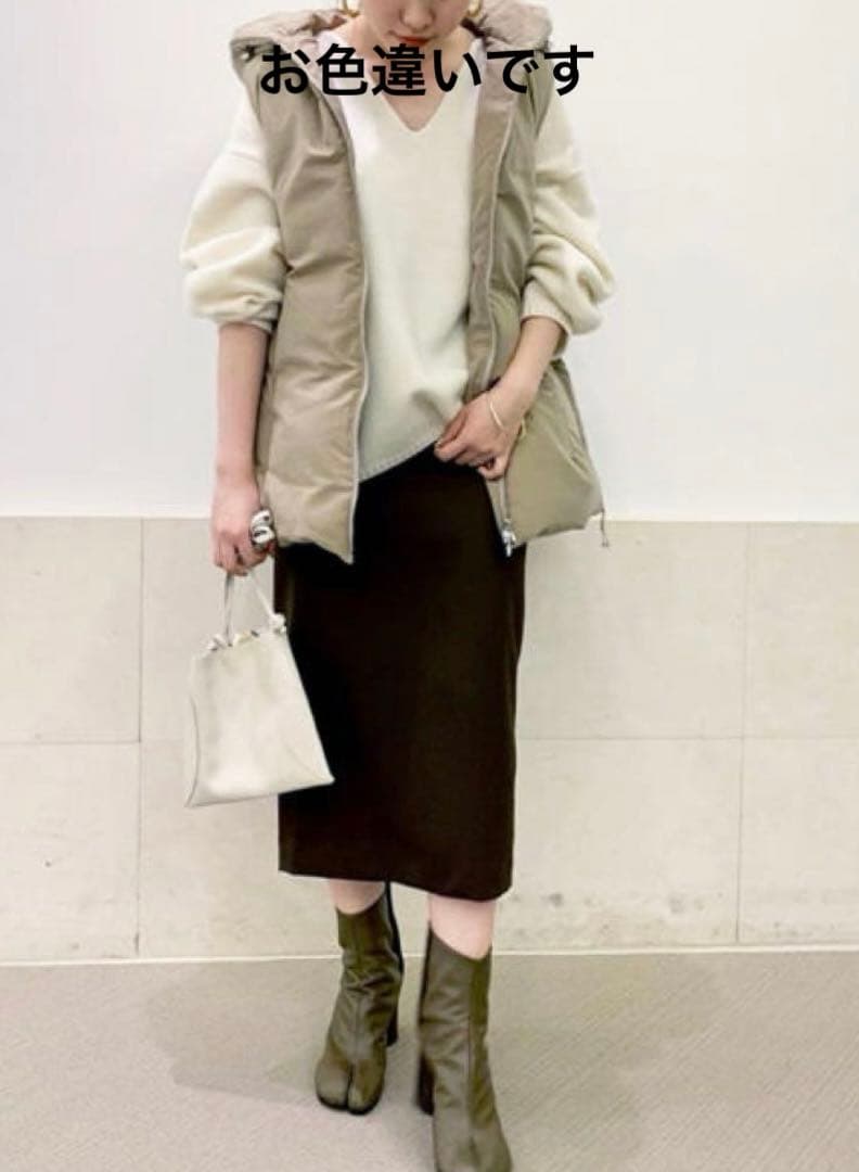 HAKUU plage別注　MID/L ダウンベスト グレー