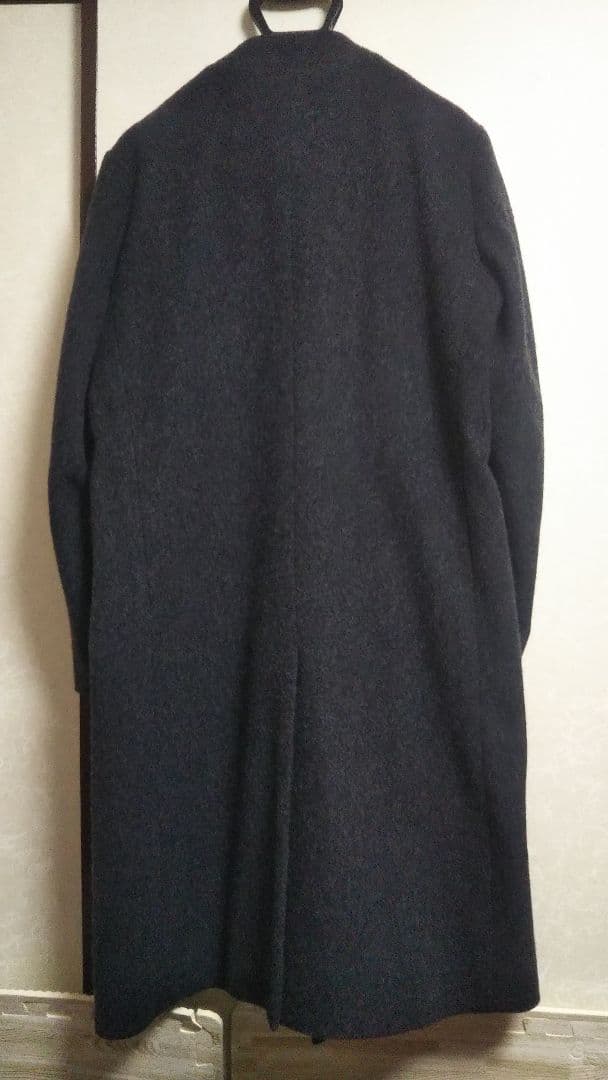 UNITED TOKYO ノーカラーコート グレー M