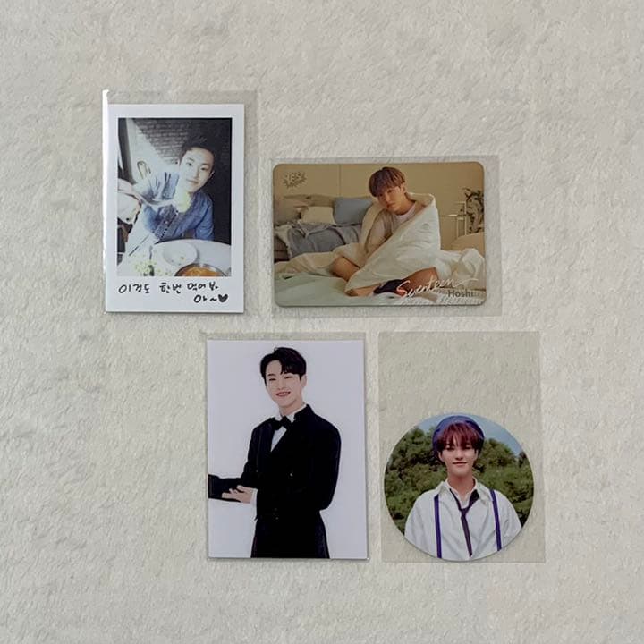 ホシ　SEVENTEEN　HOSHI　トレカ　セブチ　エッジコン　チェキ