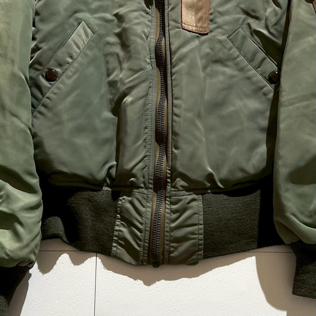 希少　初期M品番　バズリクソンズ　B-15D　MOD　ワッペンフライトジャケット