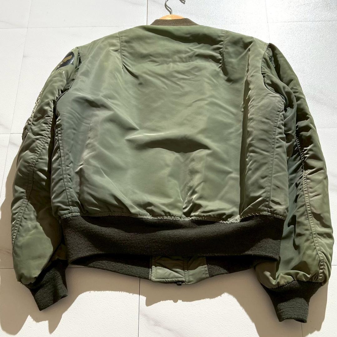 希少　初期M品番　バズリクソンズ　B-15D　MOD　ワッペンフライトジャケット