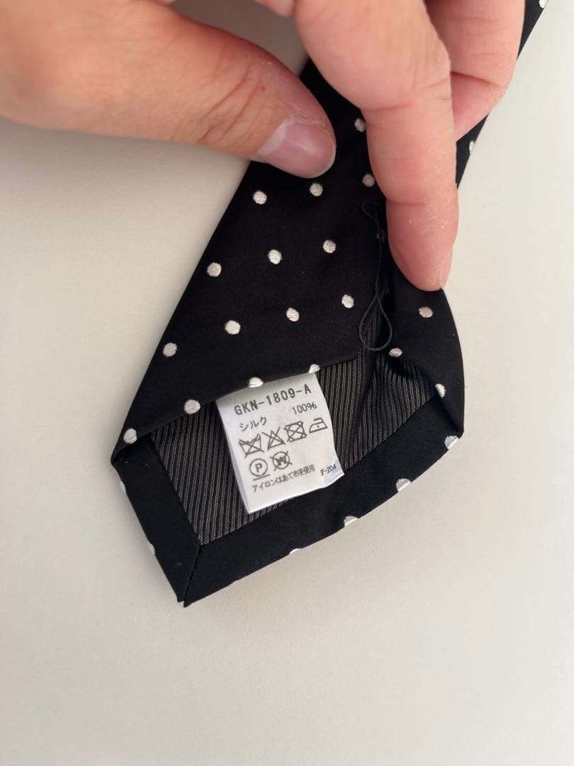 Erico Formicola ドットタイ ネイビー 極美品