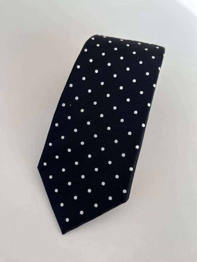 Erico Formicola ドットタイ ネイビー 極美品