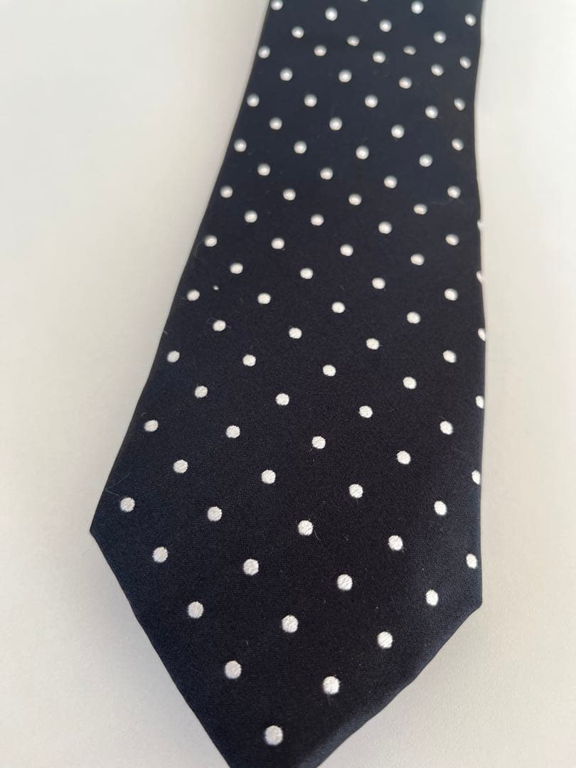 Erico Formicola ドットタイ ネイビー 極美品