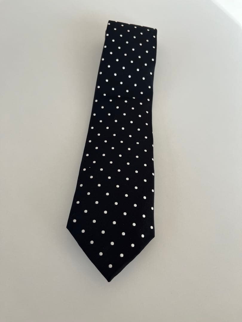 Erico Formicola ドットタイ ネイビー 極美品