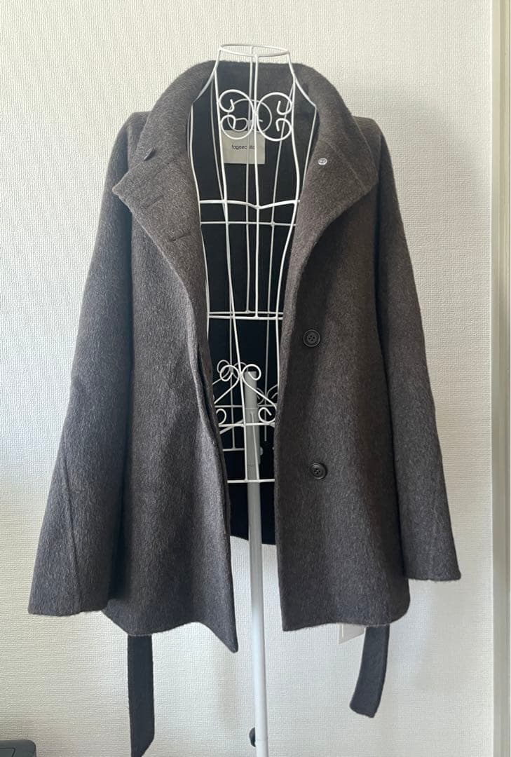 【新品】TAGEECHITA JAPAN フェザーウールミドルコート