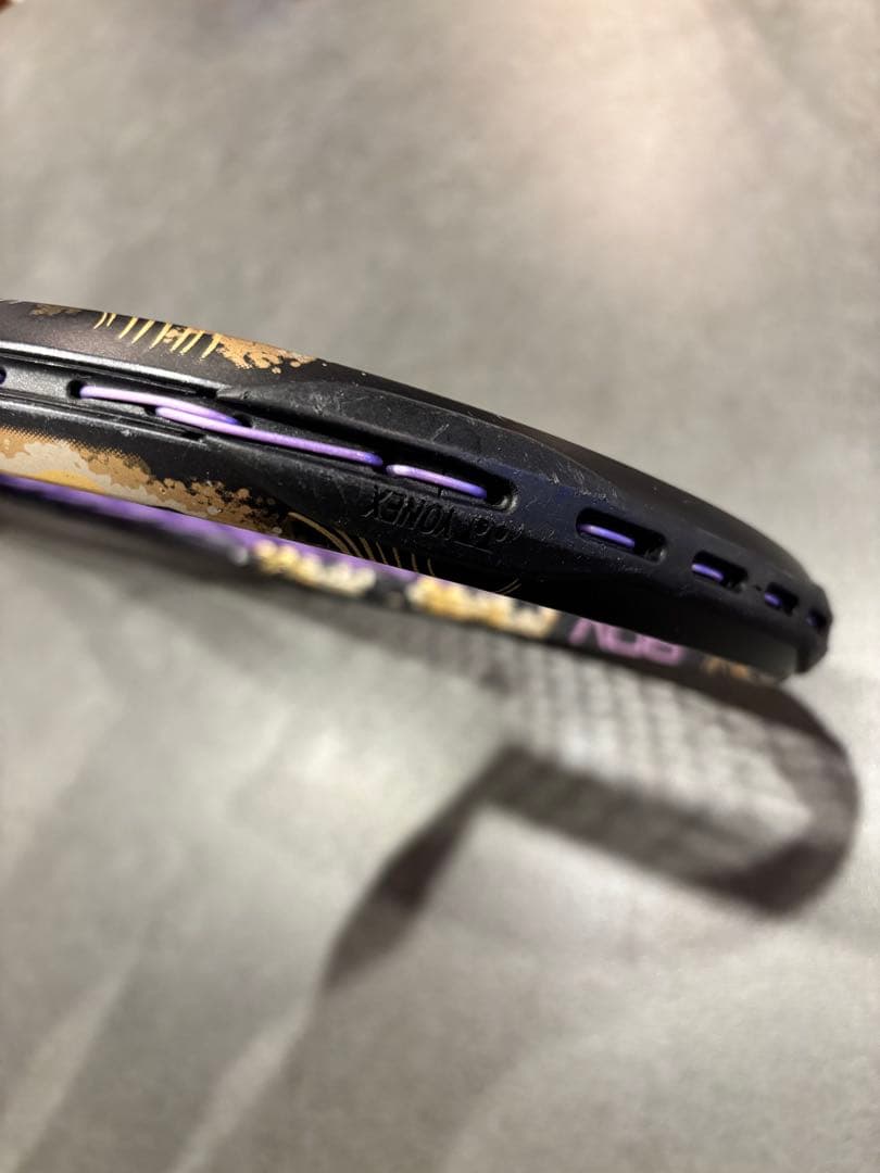 YONEX ジオブレイク80V ゴールド/パープル