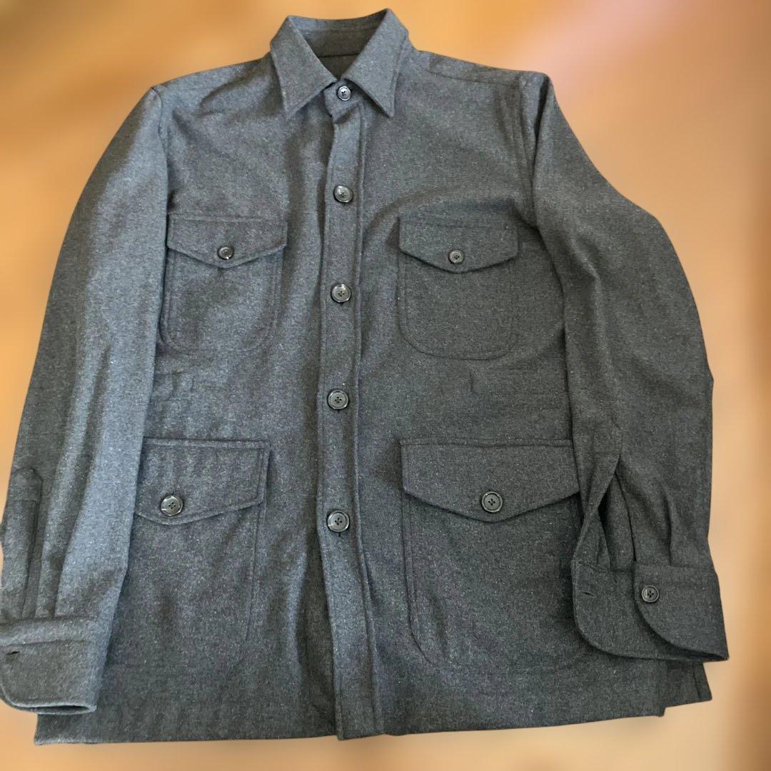 Erico Formicola グレー ミリタリージャケット