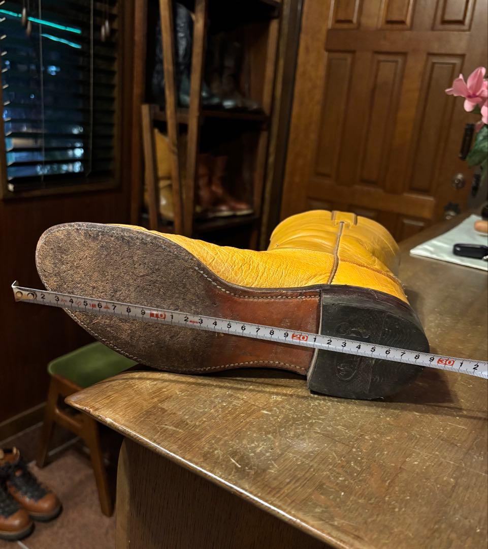 ジャスティン Justin オーストリッチ　ウエスタンブーツ　ブラウン系