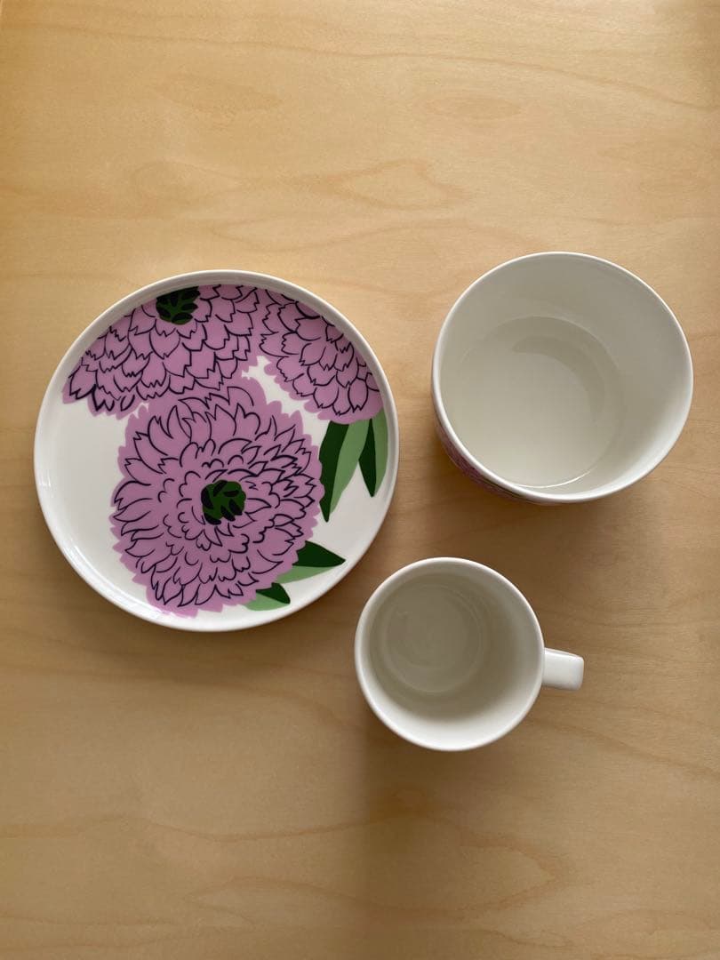 マリメッコ　プリマヴェーラ　マグカップ　ボウル & プレート　３点セット