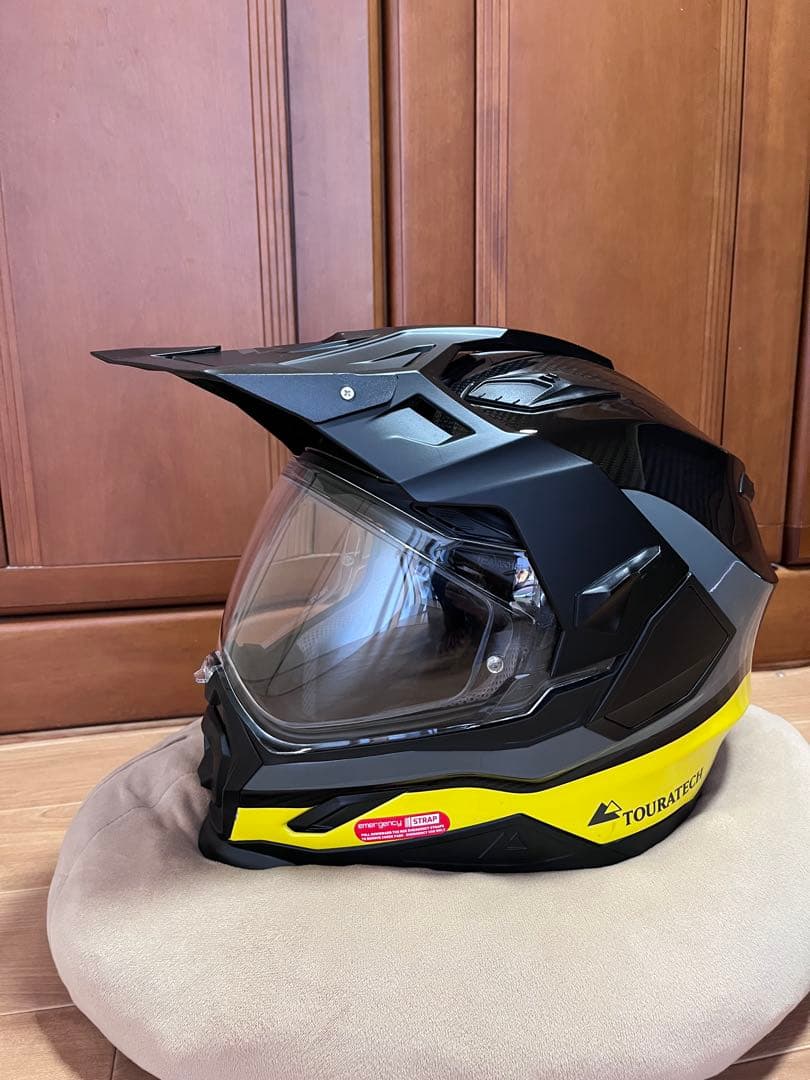 ★TOURATECH Aventuro Carbon2 黒/黄 サイズL