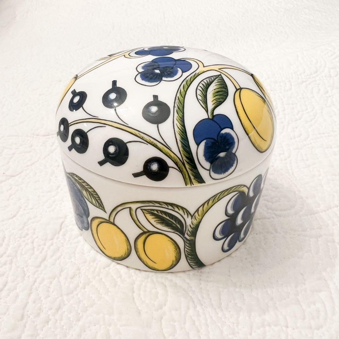 ㊹アラビア パラティッシ 蓋付ジャー 430ml キャニスター