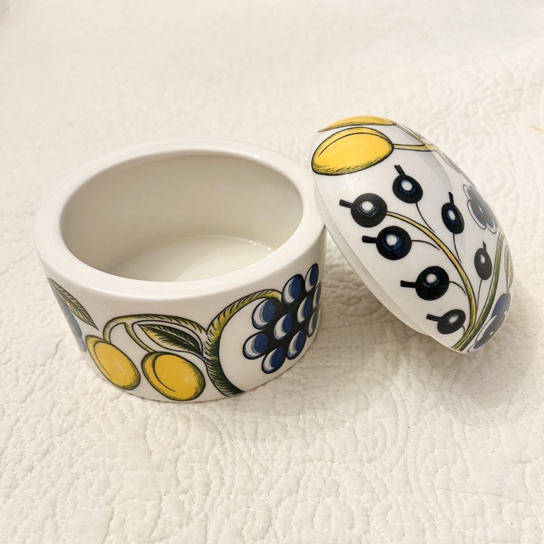 ㊹アラビア パラティッシ 蓋付ジャー 430ml キャニスター