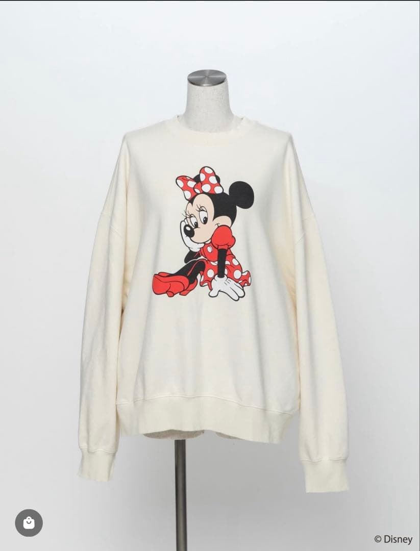 WCJ Disney ミニーマウス プリント スウェット