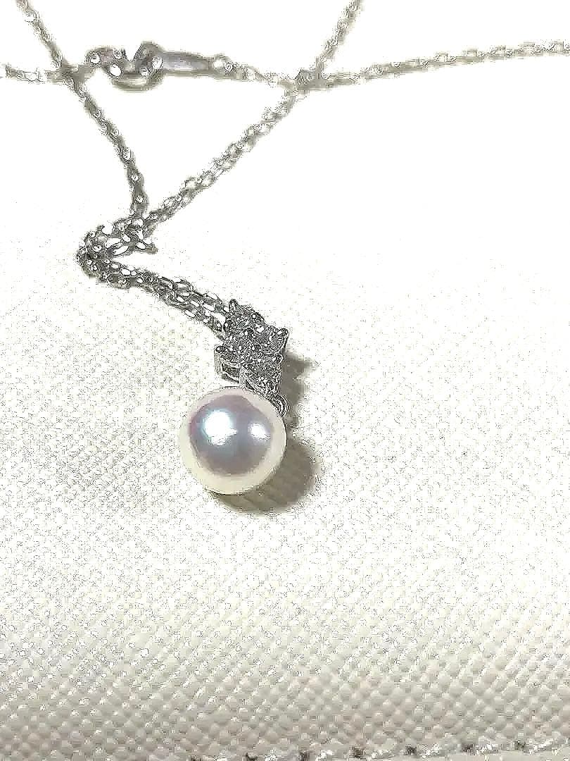 ✨ミキモト アコヤパール ネックレス ダイヤ アコヤパール7.2mm
