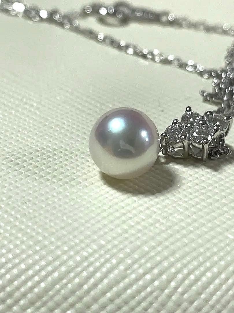 ✨ミキモト アコヤパール ネックレス ダイヤ アコヤパール7.2mm
