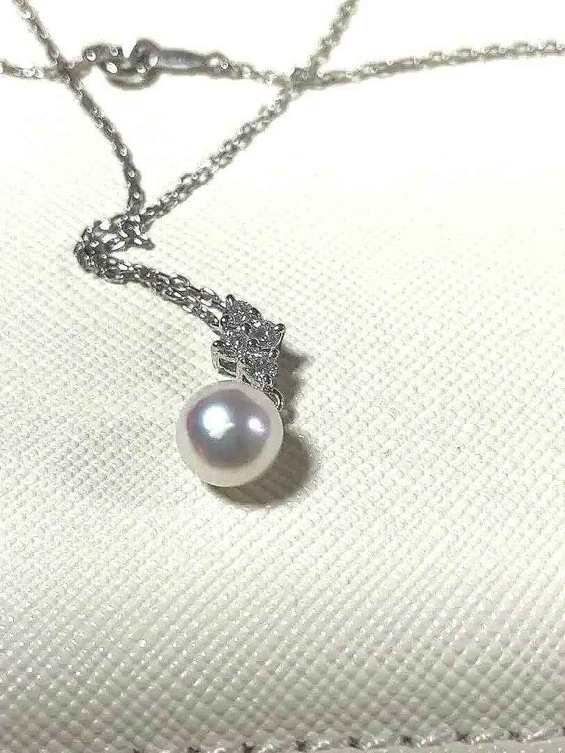 ✨ミキモト アコヤパール ネックレス ダイヤ アコヤパール7.2mm