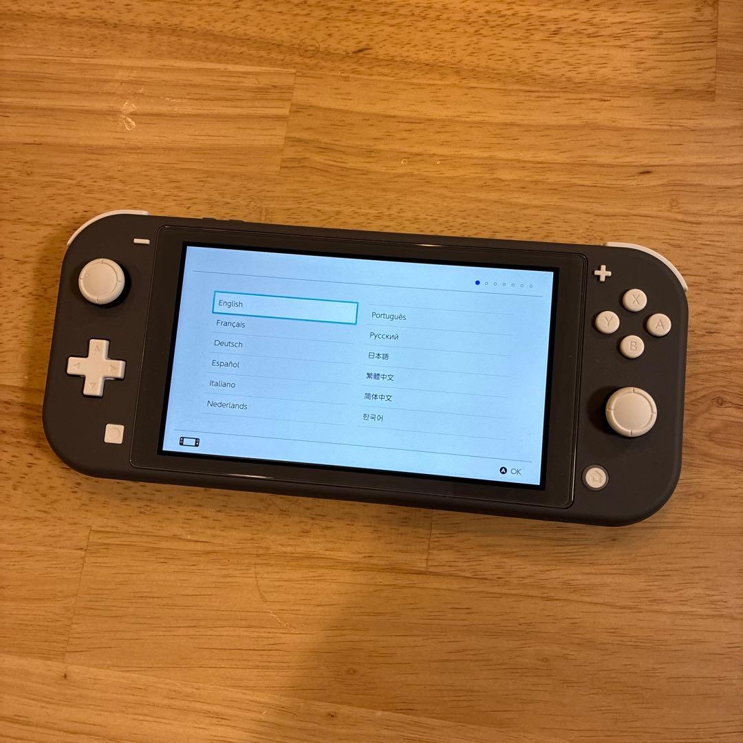 美品 Nintendo Switch Lite グレー 任天堂 スイッチ ライト