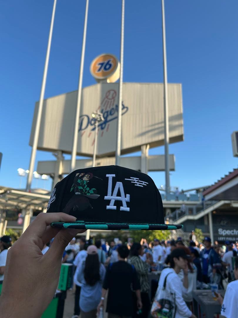 (即日発送可能)ロサンゼルス・ドジャース ✖️鬼滅の刃　コラボキャップ