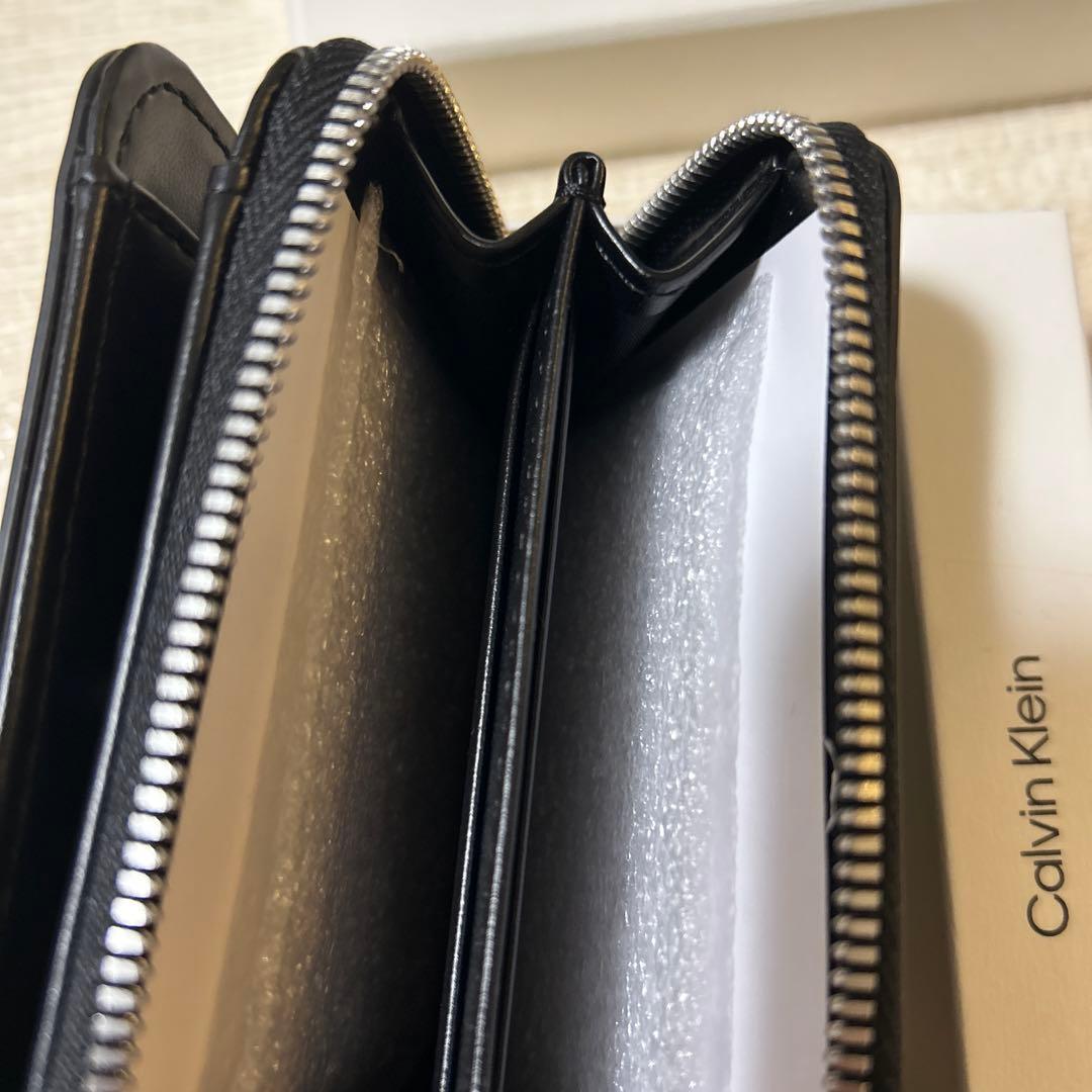 （新品未使用・海外モデル）カルバンクライン　ラウンドジップ財布