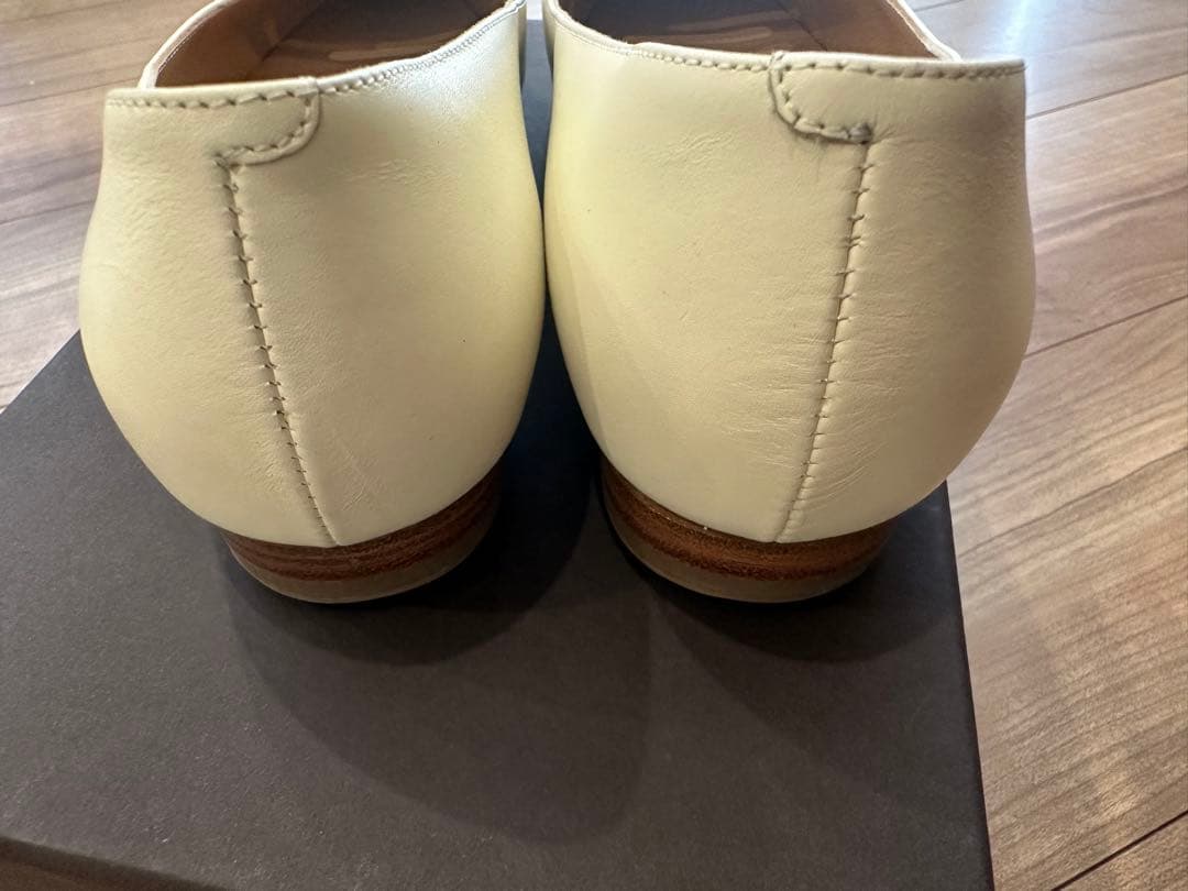 【美品】ペリーコ　PELLICO フラットシューズ　オフホワイト　36.5