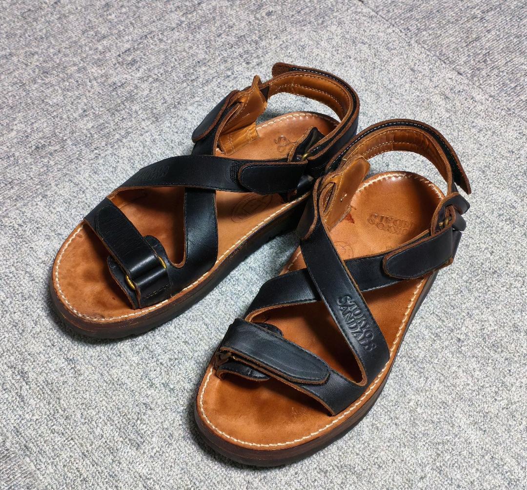 S*D様 TOKYO SANDALS/東京サンダル Xストラップ レザーサンダル