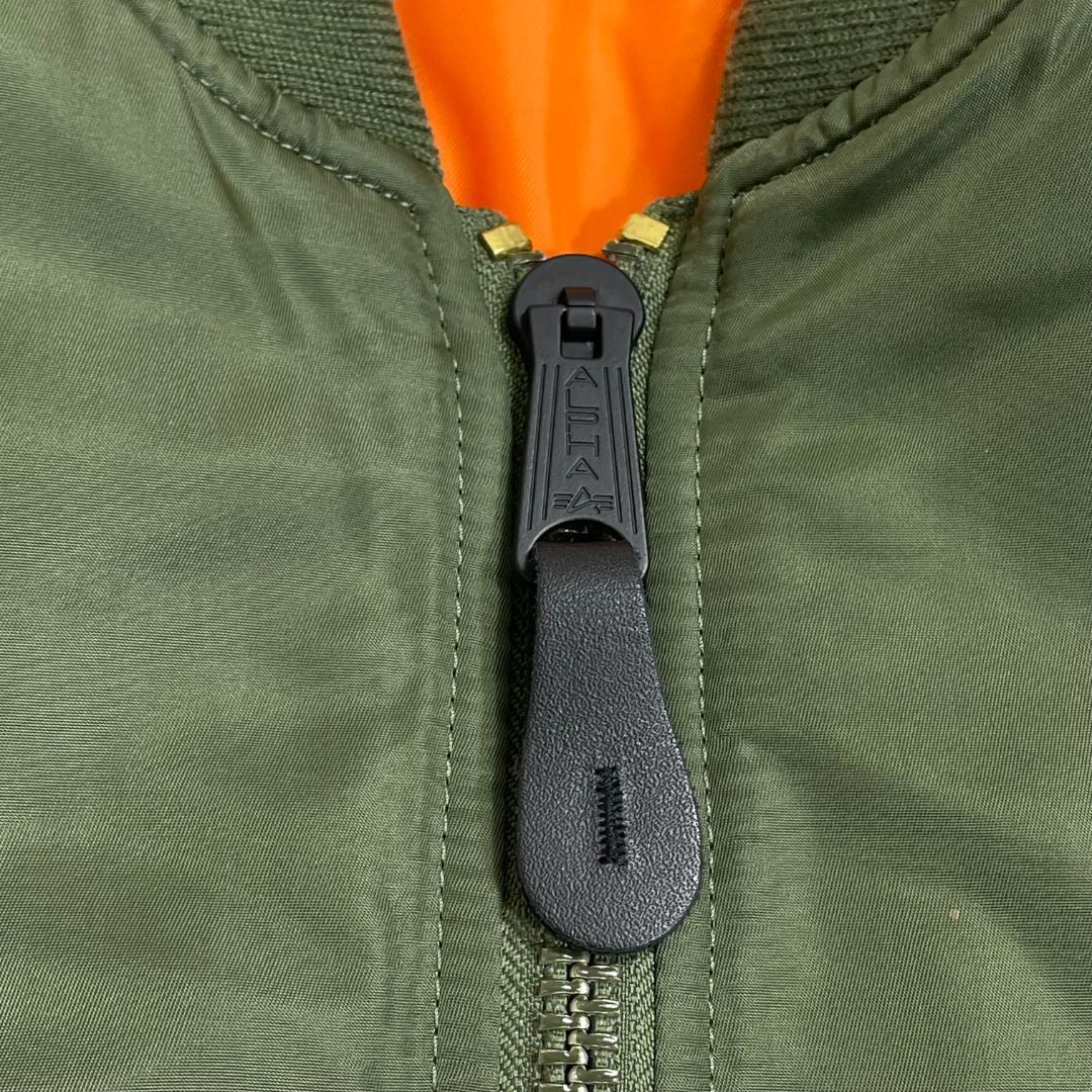 アルファインダストリーズ MA-1 フライトジャケット オリーブグリーン M