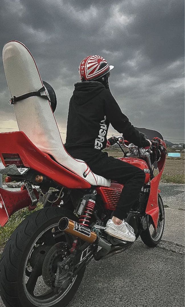 コルク半特注　三つボタン　日章