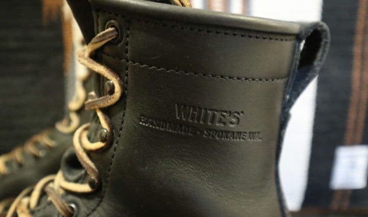 【値下げ】WHITE'S ホワイツ 8.5E ブラック　新ロゴ