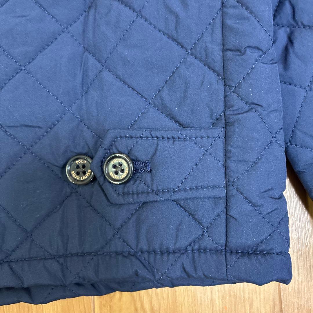 新品★Polo Ralph Lauren ネイビー キルティングジャケット160
