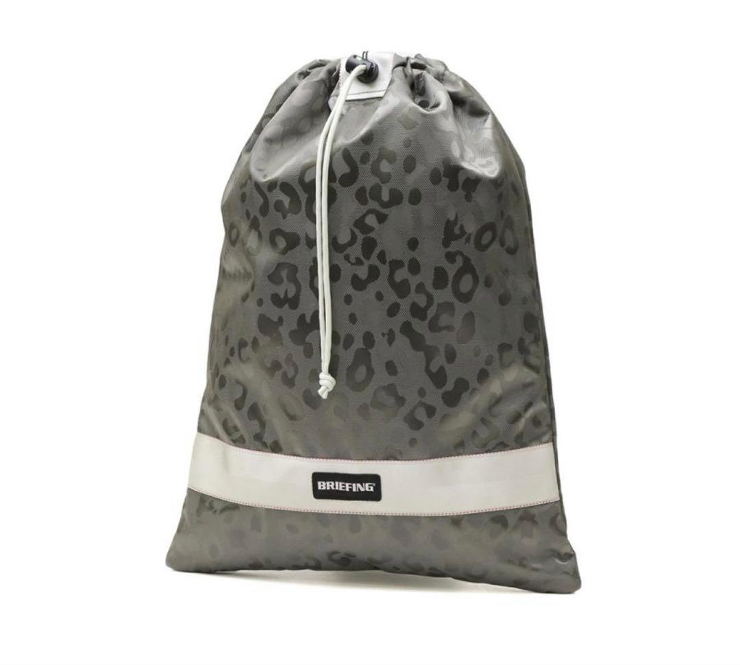 ブリーフィング　レオパード ヒョウ柄 シューズカバー　ポーチ　巾着