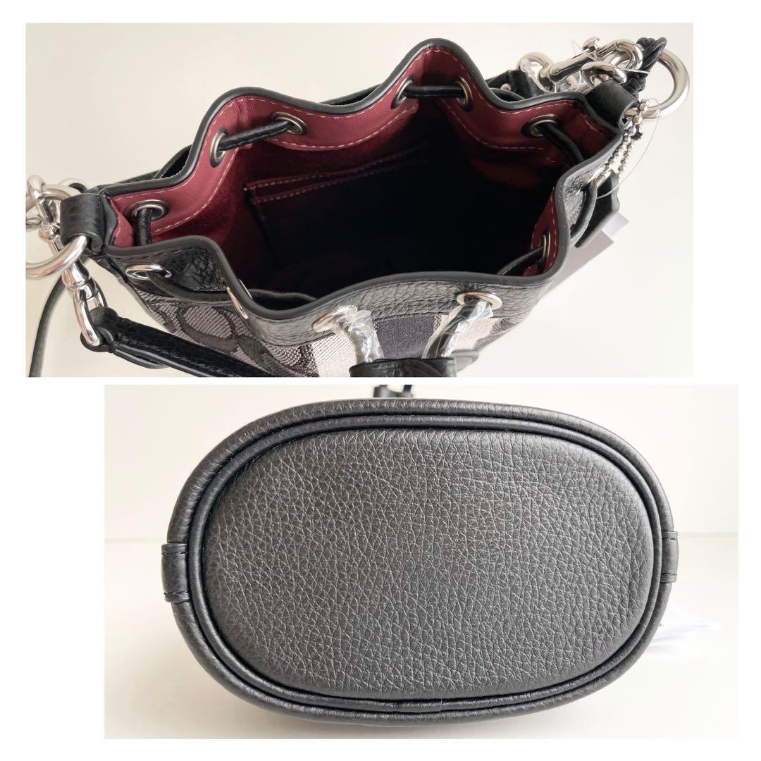 コーチ COACH ショルダーバッグ ジャガード デンプシー バケット 新品