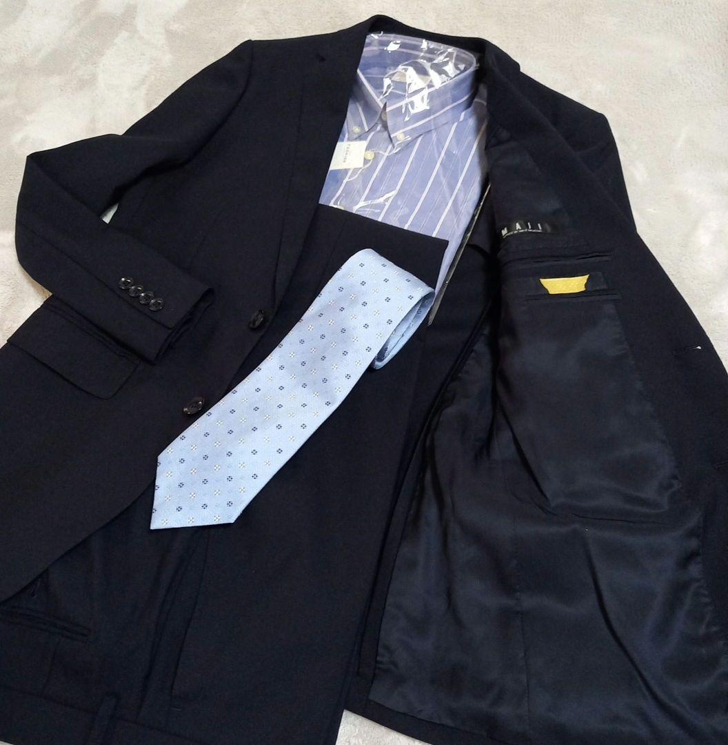 【美品】AOKI MAJI 　スーツ ネイビー A6　おまけ付き