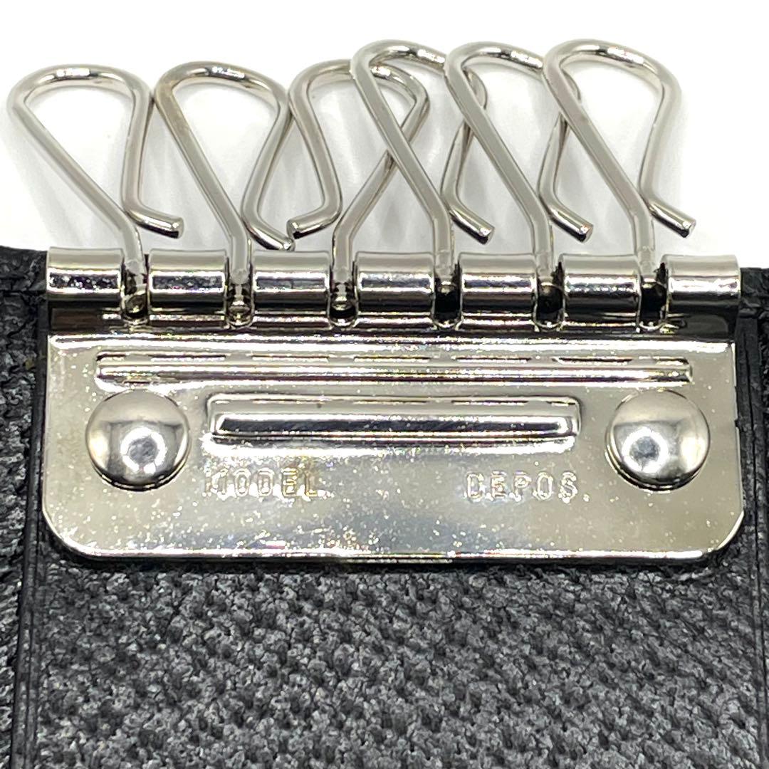 ✨未使用✨GUCCI グッチ レザー 6連 キーケース 黒 ユニセックス